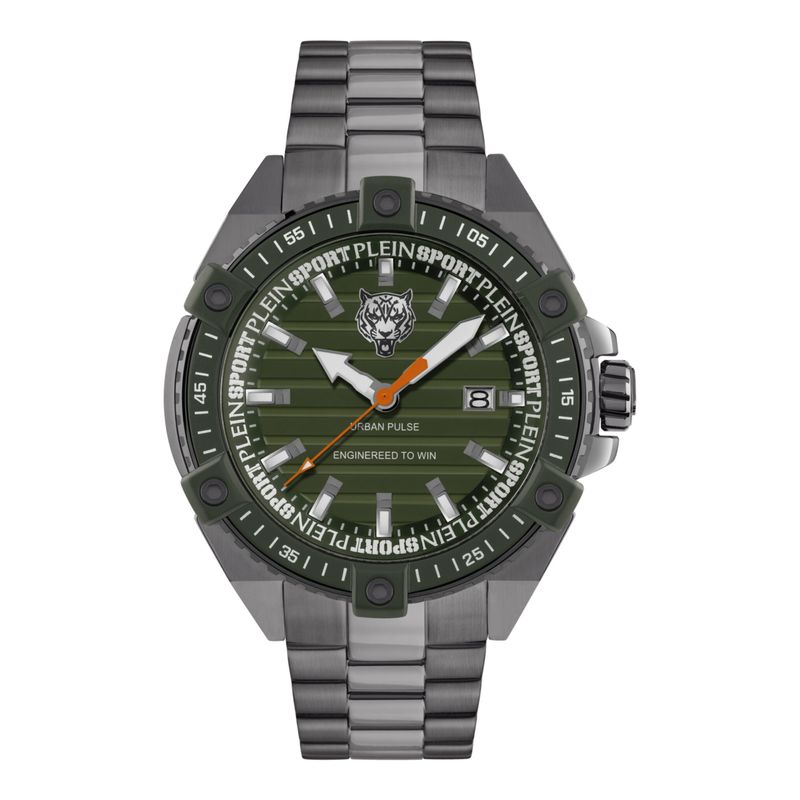 Plein Sport Urban Pulse Bracelet Watch Grey Mens